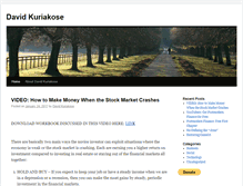 Tablet Screenshot of davidkuriakose.com